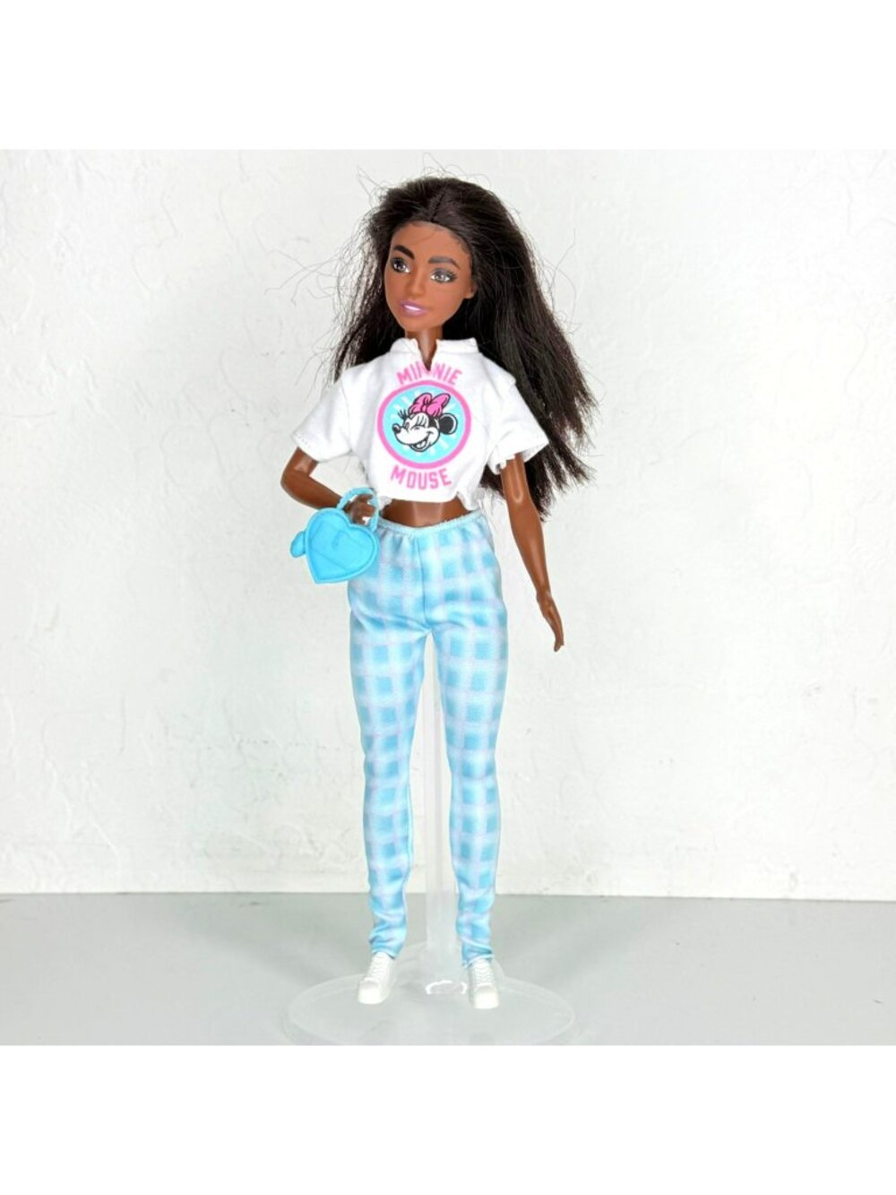Barbie Careers Baby Doctor African American Doll Redressed Minnie Mouse Outfit